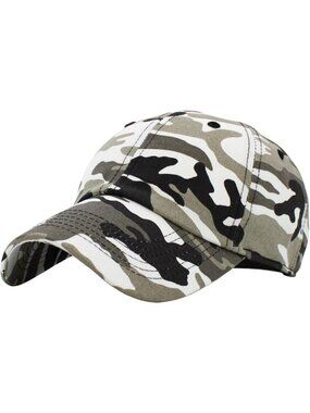 〽️Unisex Citi Camo Adjustable Low Crown Baseball Classic Cotton Plain Dad Hats